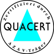 Logo der Quazert, AZAV Förderung mit Bildungsgutschein 